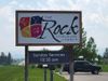 The Rock Church sign